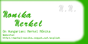 monika merkel business card